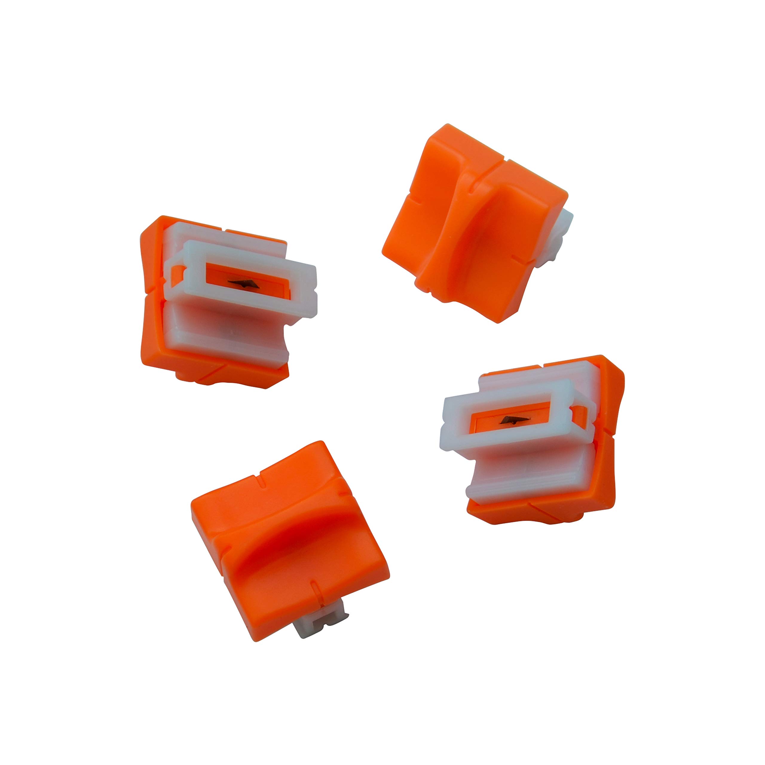 WORKLION Replacement Blades for Paper Trimmer - 4 Pack A4 Paper Cutter Blades with Automatic Safety Lock | Perfect for Office, School, Crafting & Scrapbooking Projects