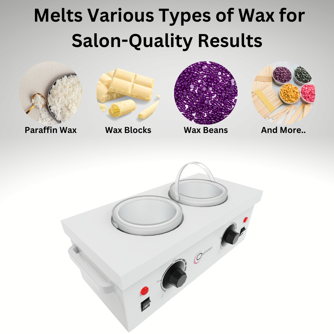 Professional Salon Wax Warmer for Hair Removal - Fast Heating & Precise Temperature Control - Ideal for Eyebrows, Bikini Line, Legs & Face Waxing at Home or Spa