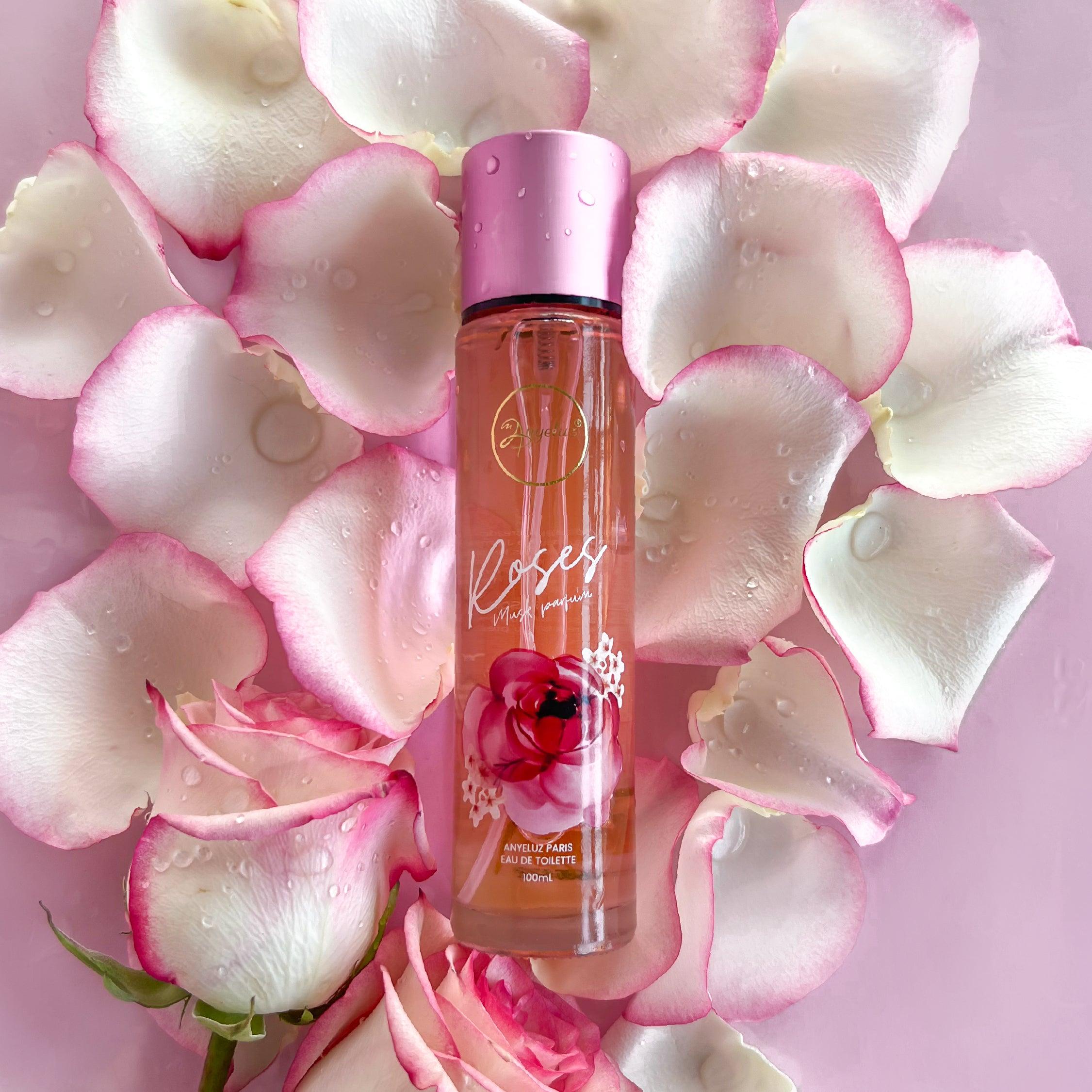 Anyeluz Paris Rose Perfume for Women - Floral Fragrance Eau de Parfum - Perfect for Date Nights, Weddings & Special Occasions
