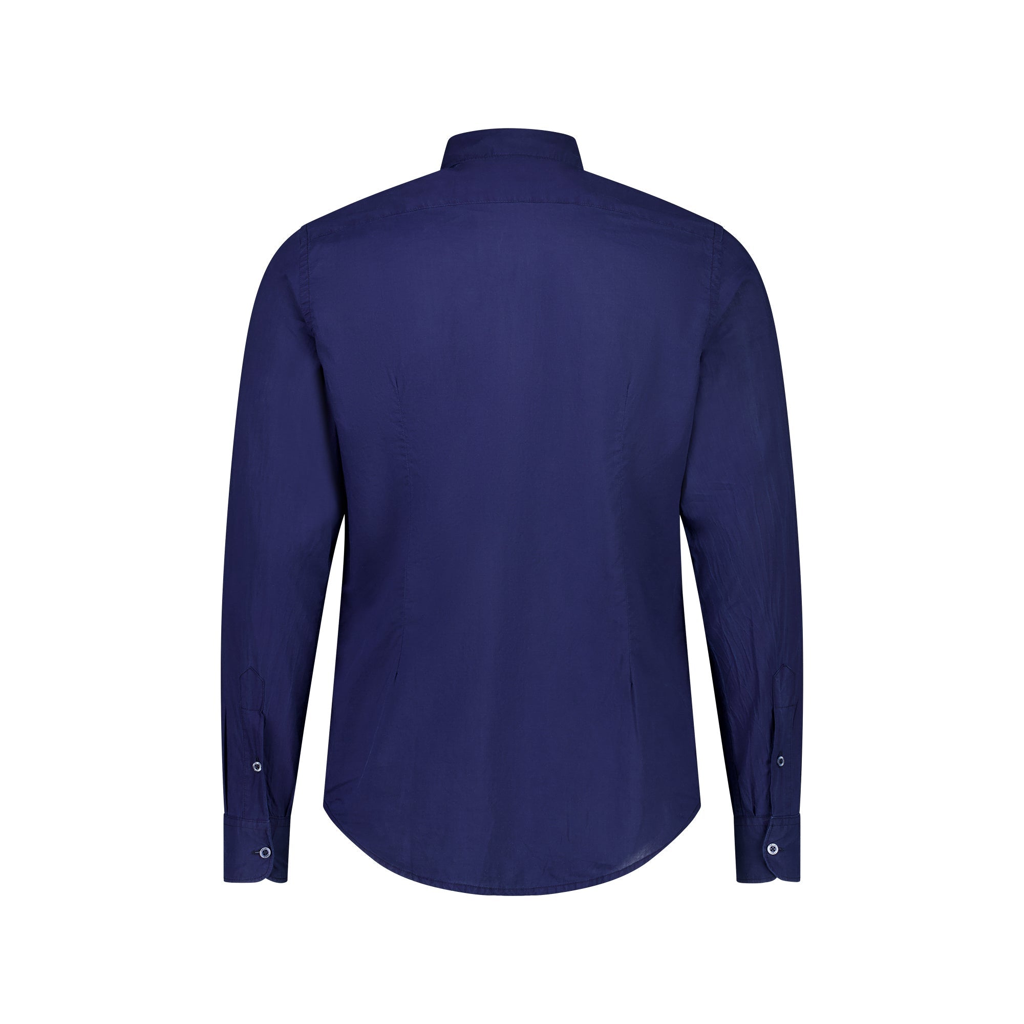 Premium FRADI Blended Cotton Casual Shirt for Men - Soft Breathable Navy Blue Button Down Shirt - Perfect for Office, Business Casual & Everyday Wear