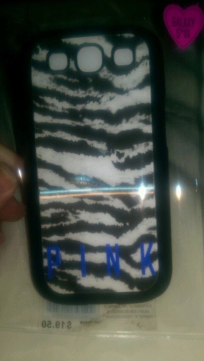 Victoria's Secret Pink Zebra Phone Case for Samsung Galaxy S3 - Trendy Protection