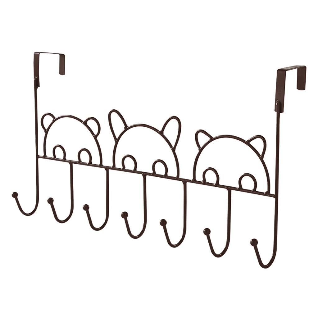 Xilinshop Wall Mounted Coat Rack - No Drill Over The Door Hooks, Animal Shaped Space Saving Entryway Organizer for Jackets, Hats, Bags & Scarves - Sturdy Nail-Free Design for Home, Office & Dorm Room Use (Color: C)