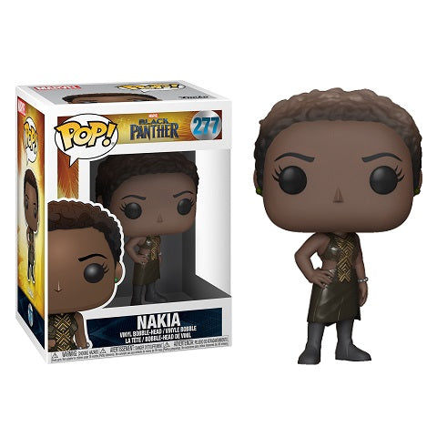 Funko Pop Marvel Black Panther Nakia Collectible Vinyl Figure - Wakanda Warrior for Marvel Fans & Collectors | Perfect for Display, Gifts, and Comic Book Decor