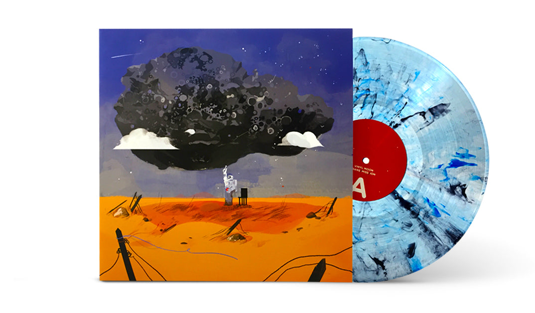 Translucent Blue Marbled Vinyl
