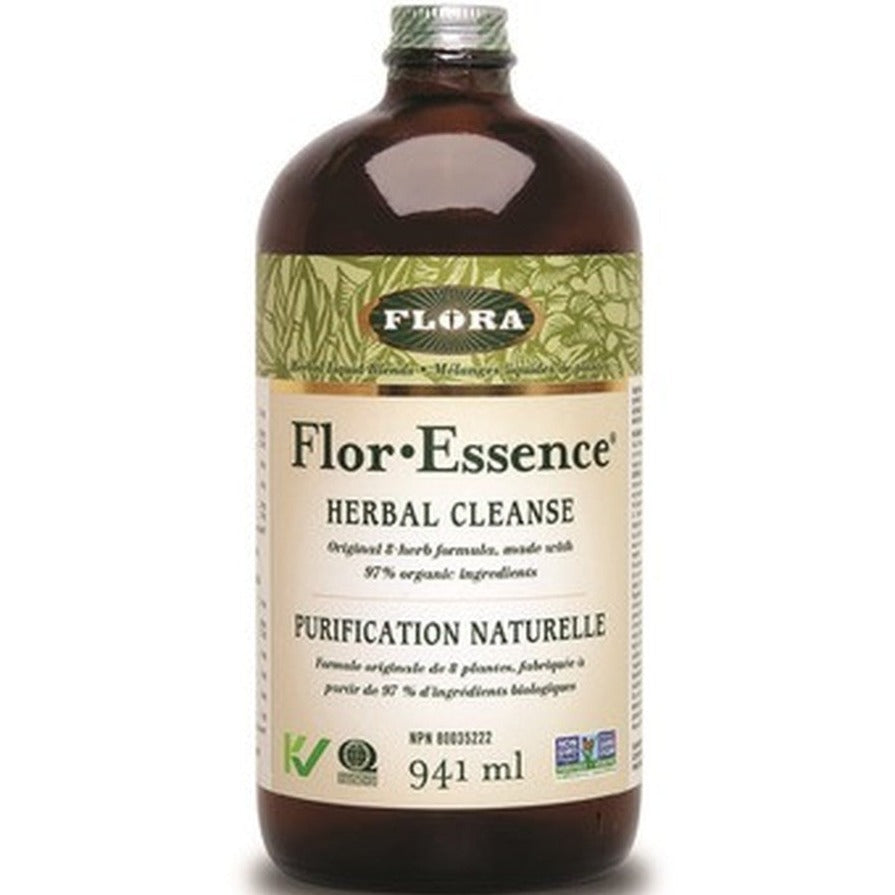 Flora Flor Essence Herbal Cleanse - 32oz Natural Detox & Cleansing Supplement for Digestive Health - Supports Liver & Colon Cleanse - Perfect for Daily Wellness & Detox Routines