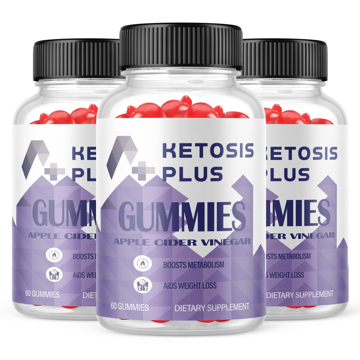 Ketosis Plus ACV Keto Gummies for Weight Loss - Apple Cider Vinegar Supplement with BHB (3 Pack) - Supports Ketosis, Energy & Metabolism - Perfect for Keto Diet & Low Carb Lifestyle