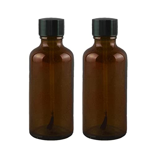 10ml Leakproof Nail Polish Bottles with Brush Caps - Brown 50ml - Perfect for DIY Nail Art, Salon Storage & Travel Makeup Organizer