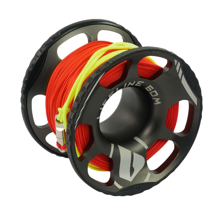 Apeks Lifeline Spool - Professional Dive Reel for Scuba Diving, Snorkeling & Underwater Exploration | High-Strength Nylon Line & Durable Construction