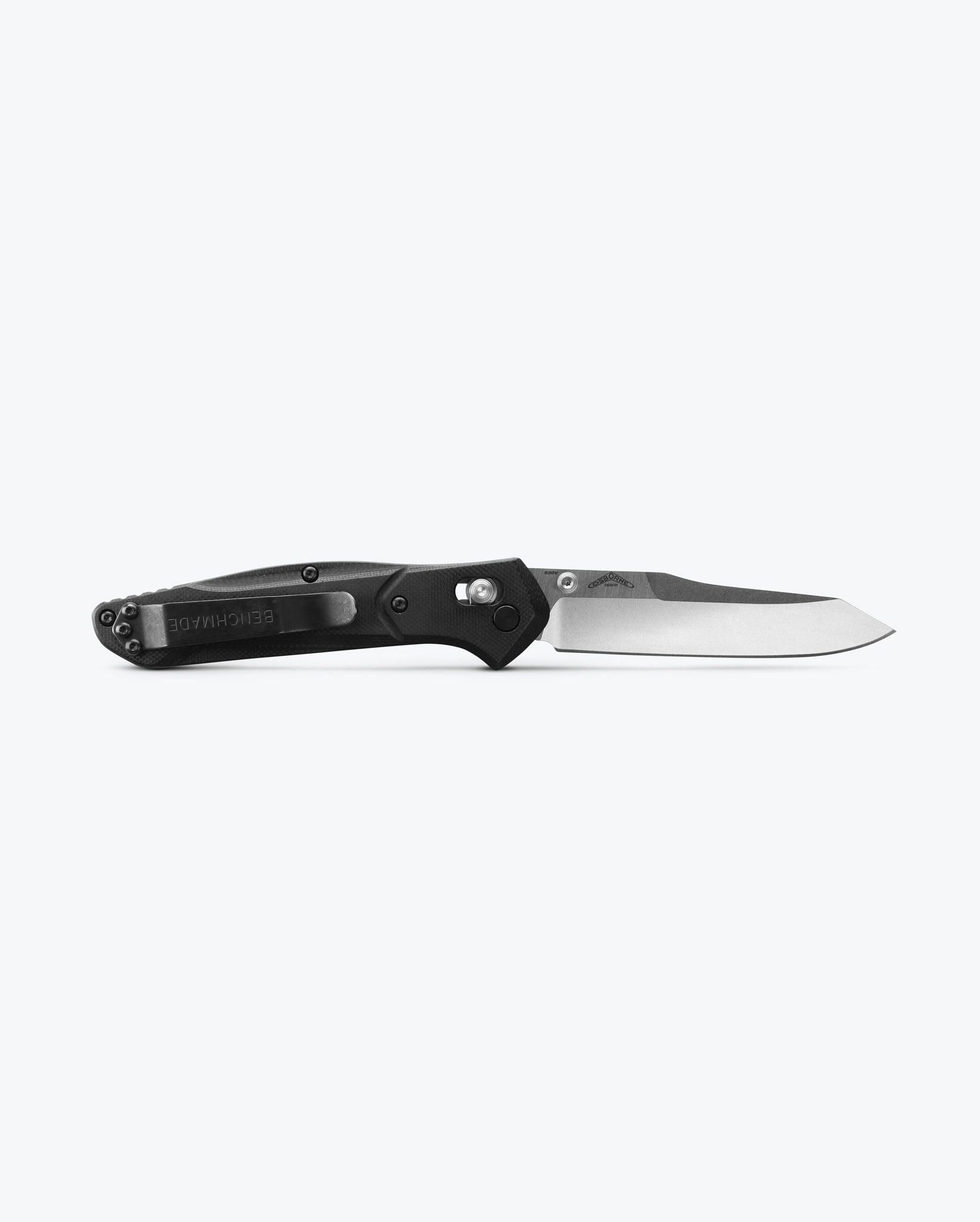 940 Osborne Folding Knife - Black G10 Handle - EDC Pocket Knife for Outdoor, Camping, and Everyday Carry