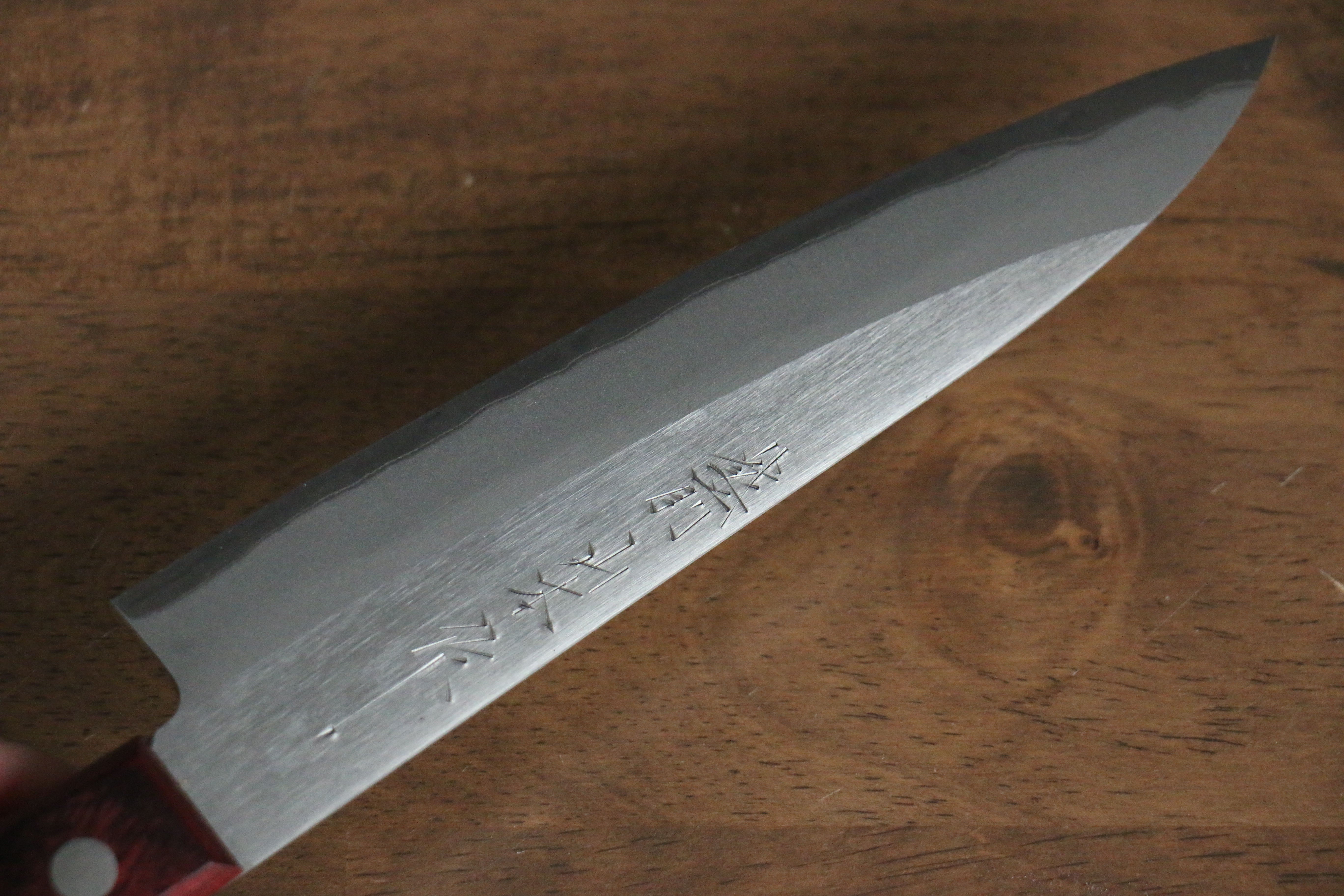 Nao Yamamoto White Steel No.2 Petty Utility Knife 150mm (6 Inch) - Red Pakkawood Handle - Japanese Kitchen Knife for Slicing, Peeling & Precision Cutting - Perfect for Chefs & Home Cooking