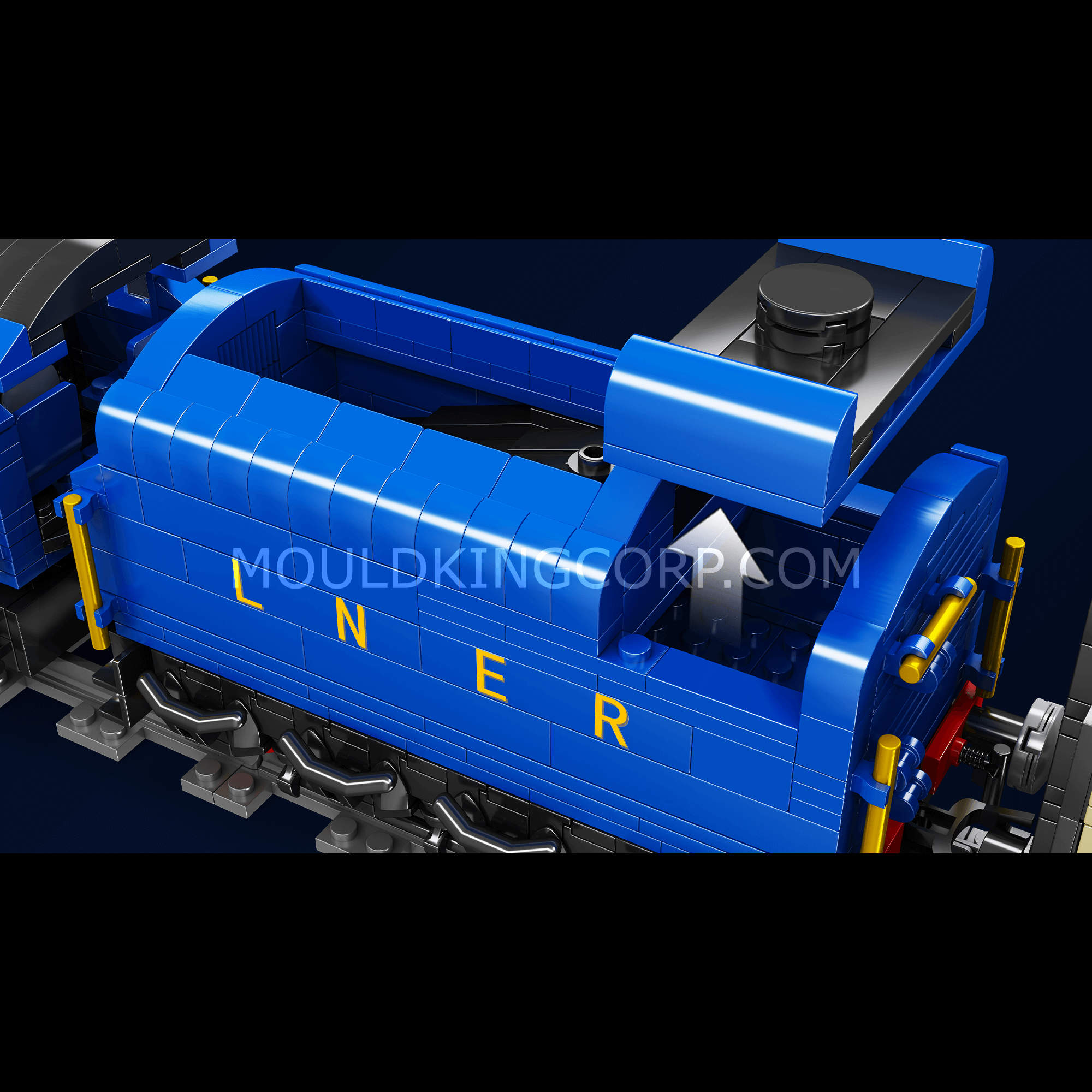 MOULD KING 12006 Class A4 Pacific Mallard Steam Locomotive Building Set - 2,139 PCS Model Train Kit for Adults & Teens | Perfect for Collectors, Train Enthusiasts & Home Decor