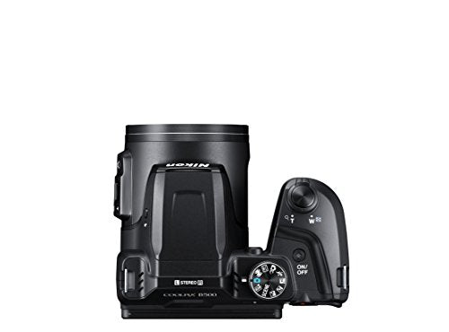 Nikon COOLPIX B500 16MP Digital Camera with 40x Optical Zoom, 1080p Video & Built-in Wi-Fi (Black) - Perfect for Travel, Wildlife Photography & Vlogging