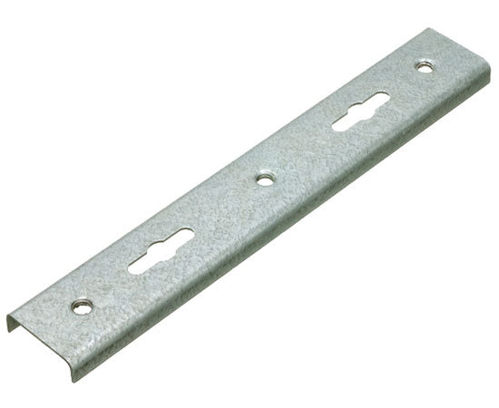 11-Inch Galvanized Channel Bar for 2 or 3 617/613 - Heavy Duty Metal Support Bracket for Construction, Shelving & DIY Projects