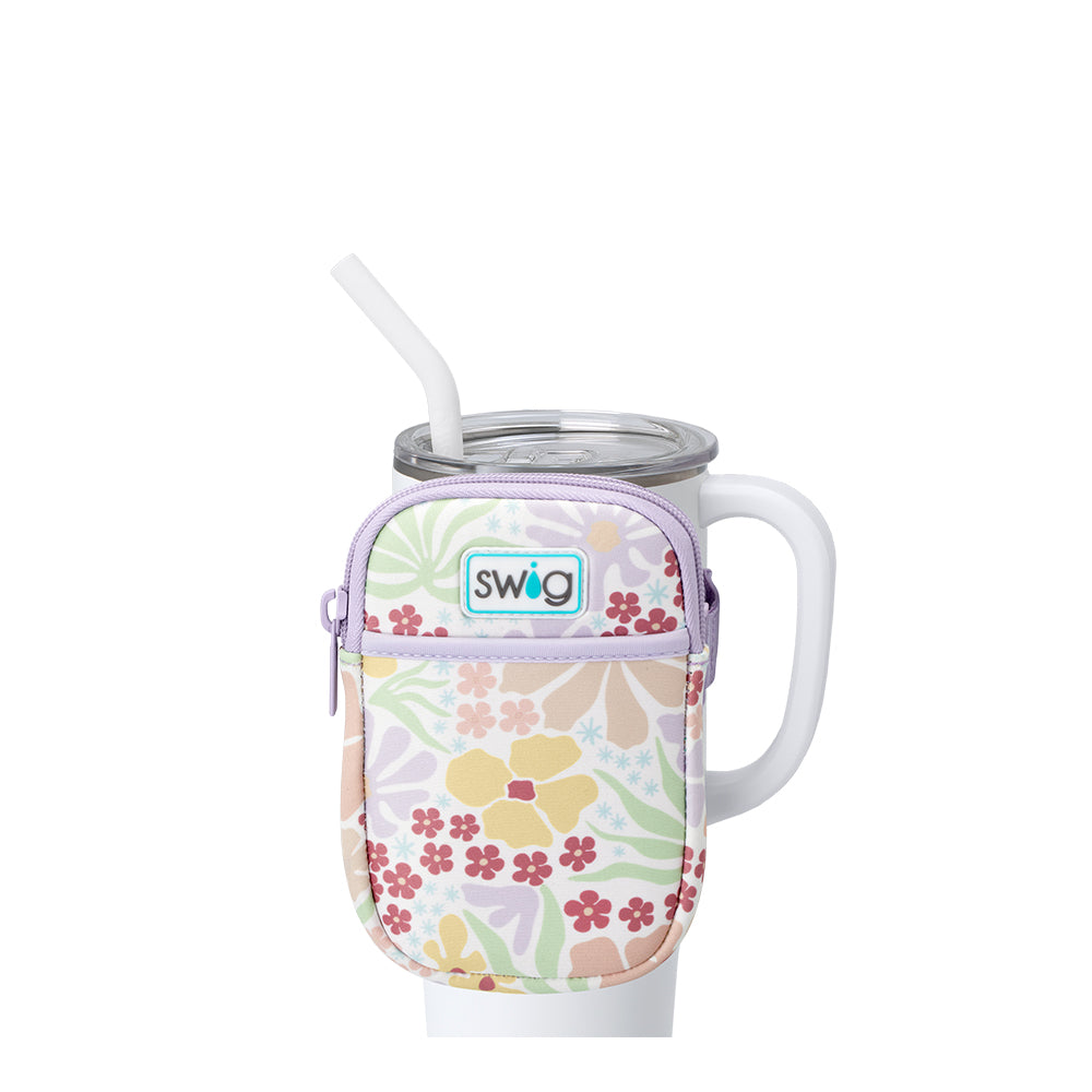 Fresh Cut Mega Mug Pouch - Insulated Coffee Cup Holder for Travel, Office & Camping - Keeps Drinks Hot or Cold - Perfect for Commuters, Hiking & Outdoor Adventures