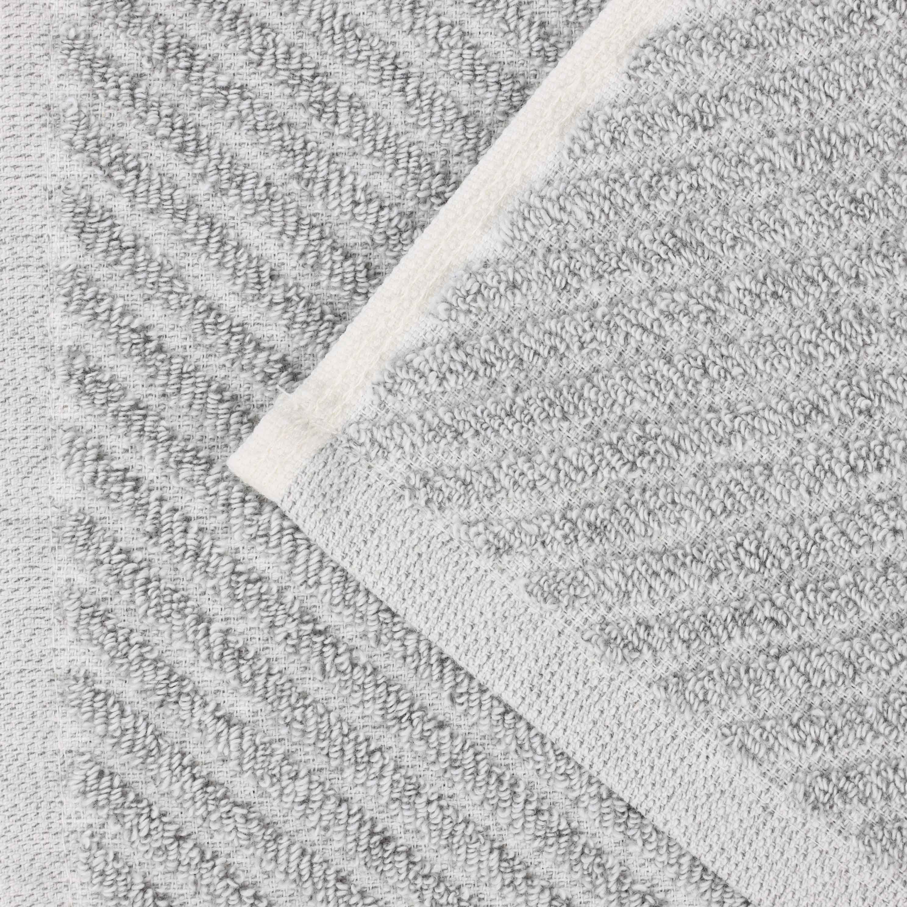 Amelia Cotton Blend Diagonal Stripes Bath Towels Set of 2 - Ultra Soft & Absorbent Large Bath Sheets for Spa, Beach & Luxury Bathroom Decor