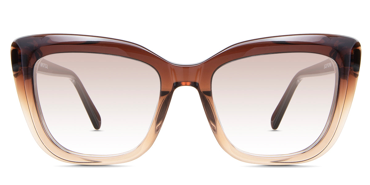 LESA Women's Prescription Tinted Glasses - Stylish & UV Protection for Reading, Driving & Outdoor Activities