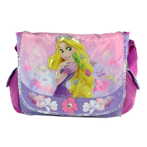 Disney Tangled Rapunzel Purple Messenger Bag for Women - Laptop Crossbody Bag for Work, School & Travel