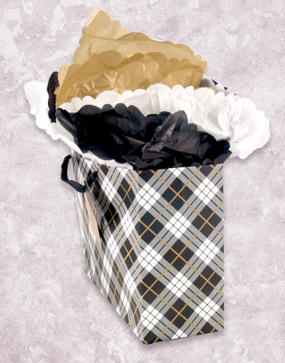 Celebrate You Tartan Gift Bags - Premium Scottish Plaid Party Favor Bags for Weddings, Birthdays & Special Occasions