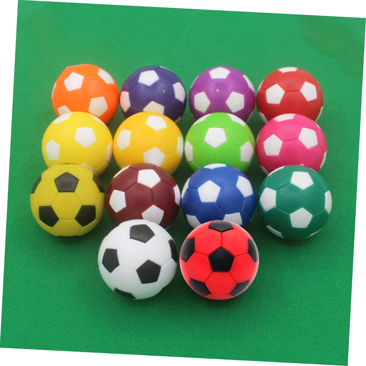 BELLIFFY 12pcs Table Soccer Balls - Professional Replacement Foosball Balls for Adults, Durable Table Football Game Accessories - Perfect for Home Game Rooms, Bars, and Office Recreation