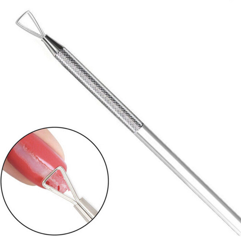 Professional Nail Gel Polish Remover - Stainless Steel Peeler & Scraper Tool for Salon & Home Manicure | Easy At-Home Nail Care & DIY Gel Removal