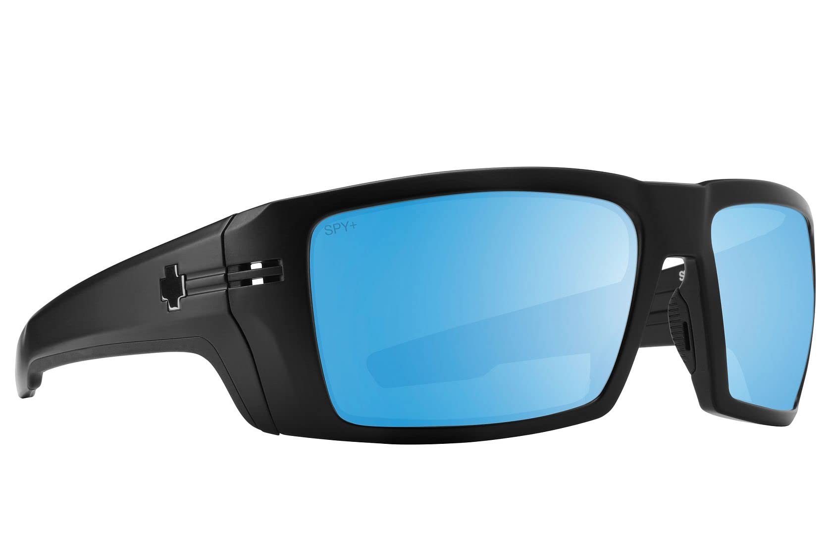 Spy Optic Happy Boost Rebar ANSI Certified Wrap Sunglasses with Color & Contrast Enhancing Lenses - Perfect for Cycling, Running & Outdoor Sports
