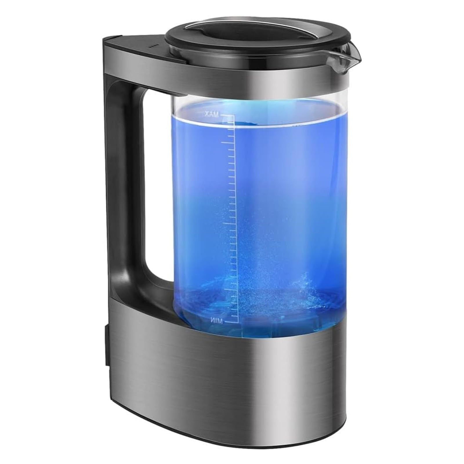VHVYWY 2L Hydrogen Water Bottle, Alkaline Water Ionizer, Portable Hydrogen Generator with LED Display & Thermostat for Home, Office, Gym & Travel - Boost Hydration & Wellness