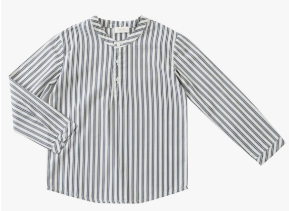 KIPP STRIPE SHIRT for Boys (2-10 Years) - Casual Kids Button Down Shirt for School, Parties & Family Outings