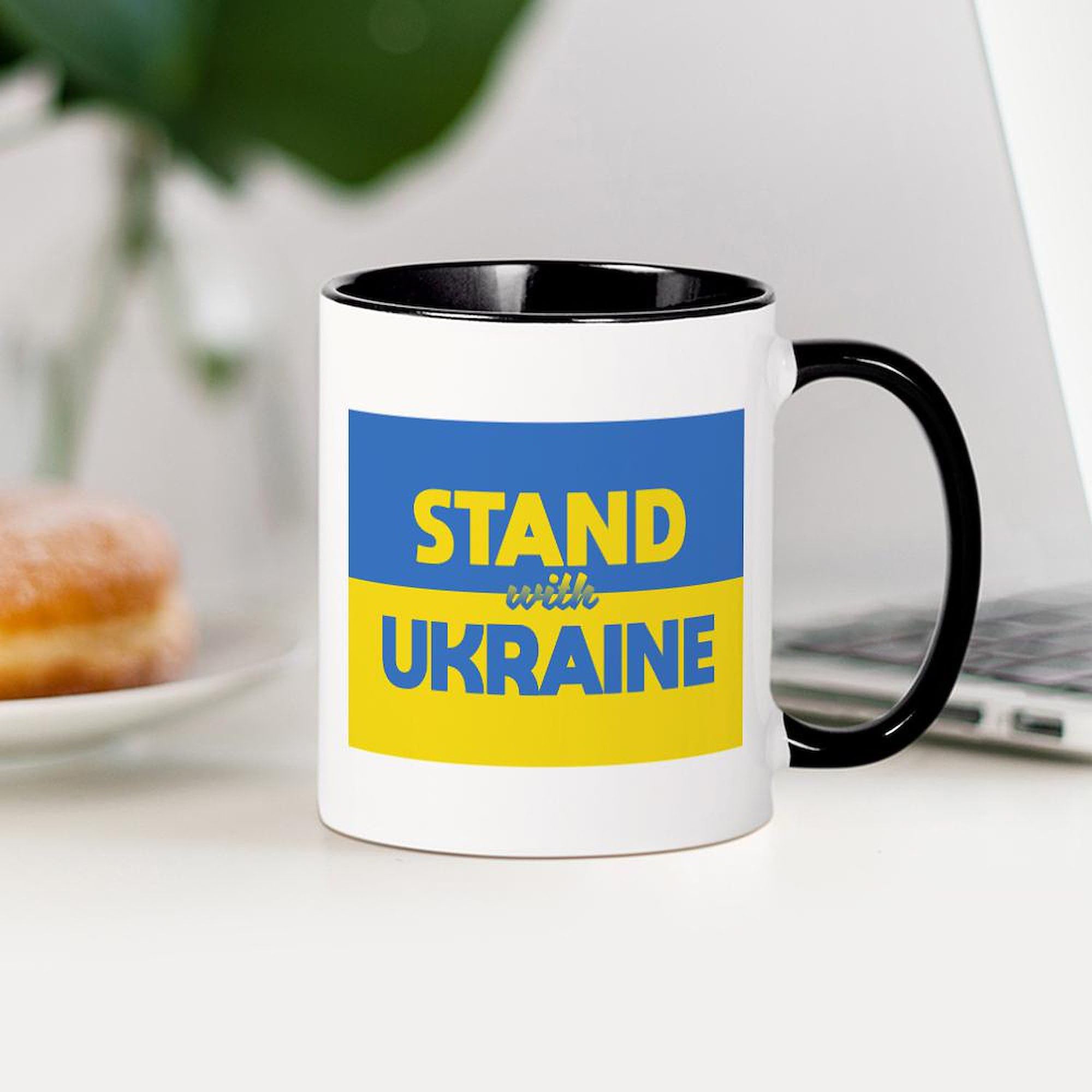 Stand With Ukraine 11 oz (325 ml) Ceramic Coffee Mug - Perfect for Home, Office & Gifts - Support Ukraine with Every Sip