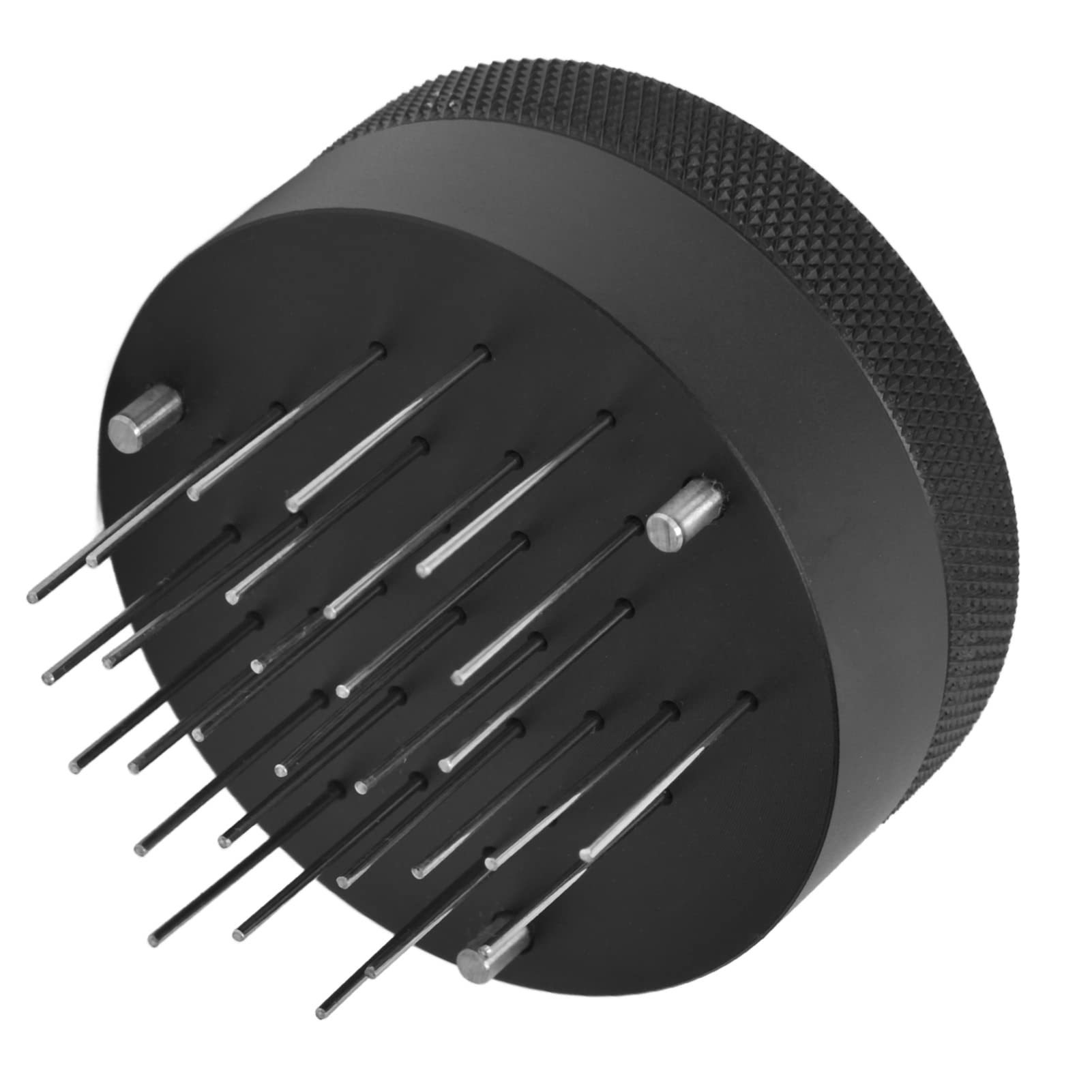 Premium 58mm Espresso Coffee Distributor & Tamper - Stainless Steel Needle & Aluminum Alloy Handle - Perfect for Home Baristas & Coffee Shops - Even Coffee Grounds for Perfect Extraction