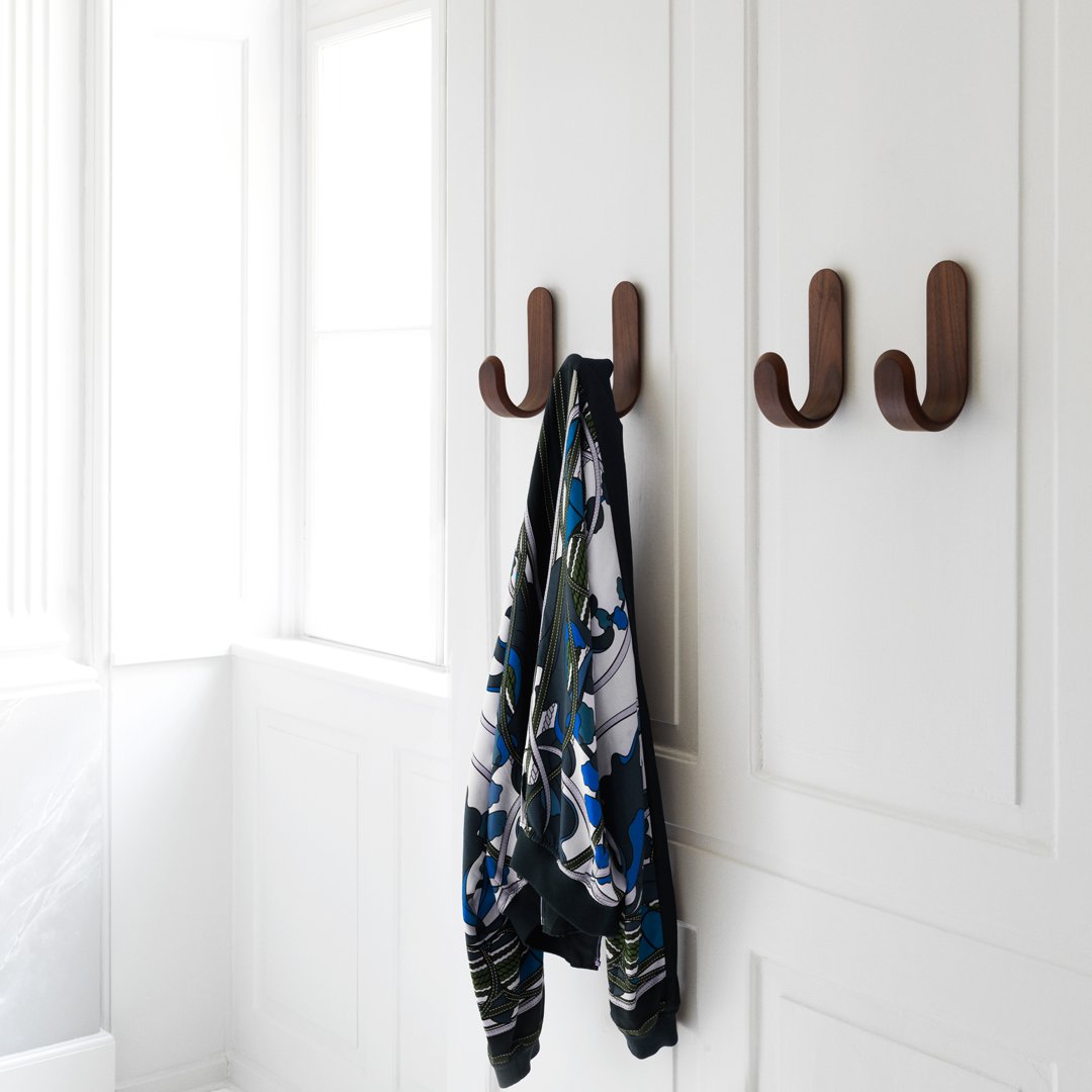 Johansen Curve Hook Shelving by Normann Copenhagen - Modern Wall Shelf for Home & Office Organization