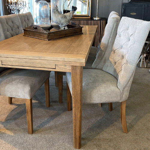 Hartley Extendable Dining Table - 6ft/7.5ft/9ft - Solid Wood Expandable Table for Family Gatherings & Dinner Parties - Perfect for Large Dining Rooms & Entertaining Guests