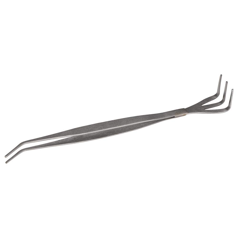 FastUU Stainless Steel Bonsai Root Rake & Tweezers Set - Ergonomic Anti-Slip Gardening Tools for Bonsai Enthusiasts & Beginners - Perfect for Pruning, Repotting, and Plant Care