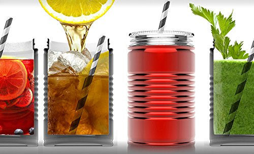 Asobu I Can - Premium Stainless Steel Insulated Water Bottle with Straw Lid, Leakproof & BPA-Free - Perfect for Gym, Hiking, Travel & Everyday Hydration