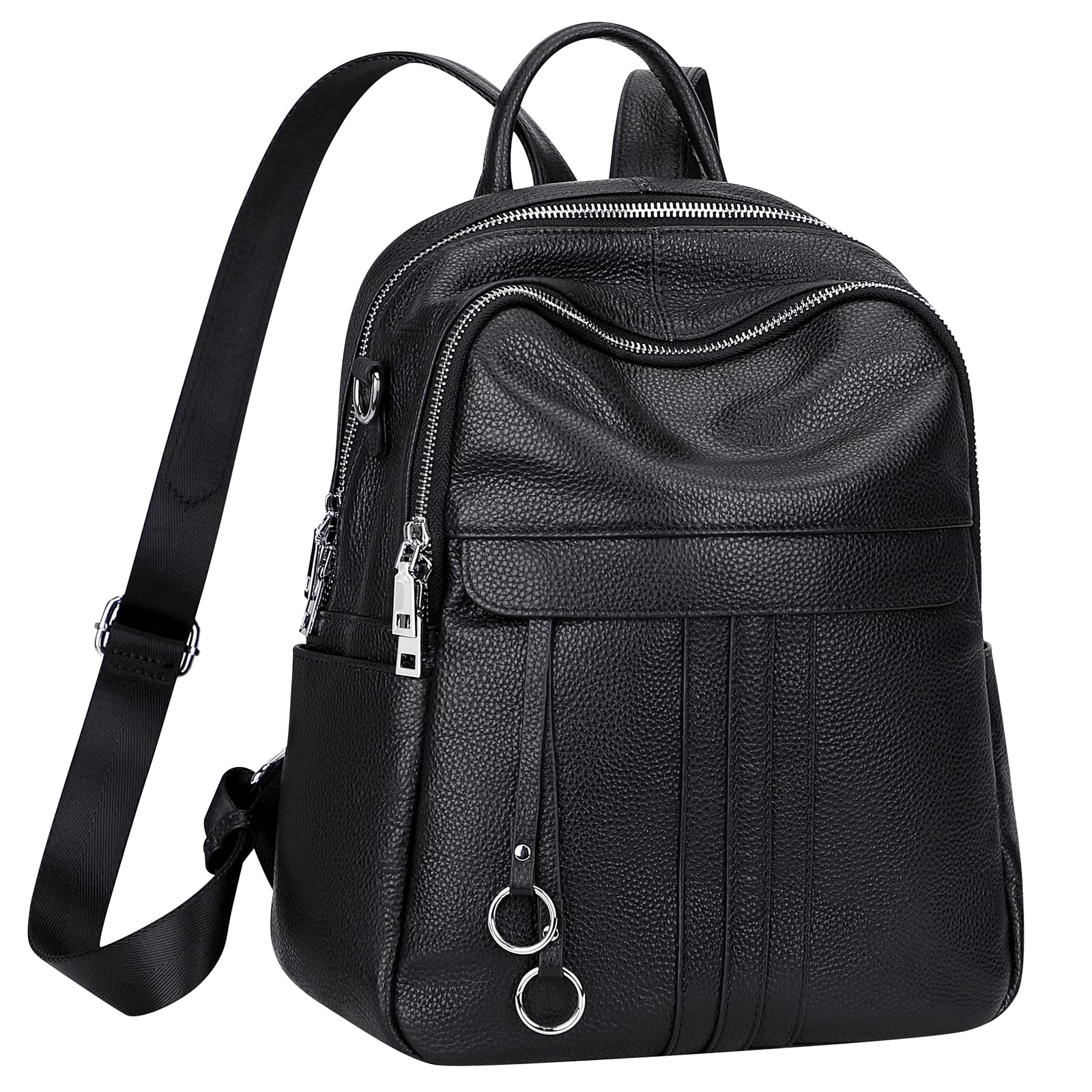 ALTOSY Genuine Leather Backpack for Women - Convertible Shoulder Bag & Purse - Stylish & Durable - Perfect for Work, Travel & Daily Use