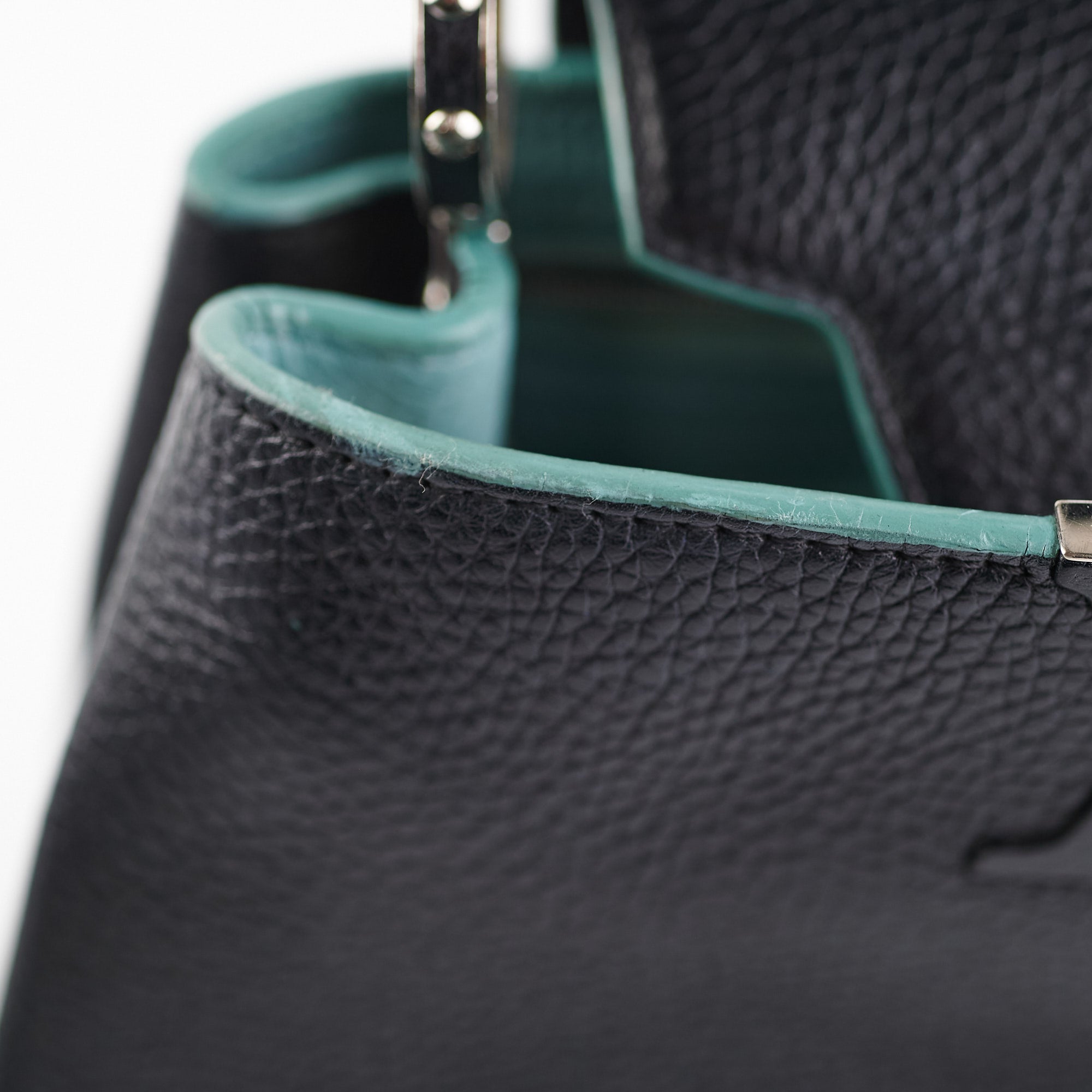 Louis Vuitton Capucines BB Handbag in Black Taurillon Leather - Luxury Designer Crossbody Bag for Women | Perfect for Work, Evening Events & Travel Accessories