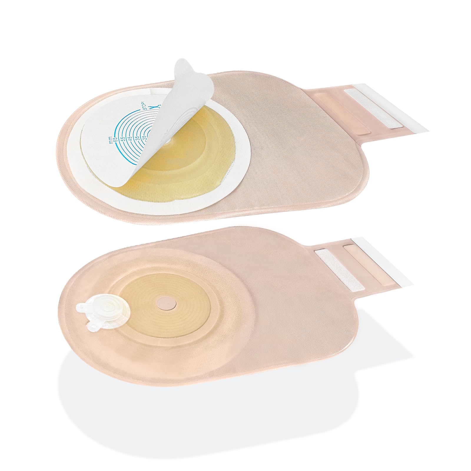 20 Pcs One-Piece Ostomy Bags with Vent & Exhaust Valve - Colostomy & Ileostomy Supplies for Comfortable Daily Use | Ideal for Active Lifestyle & Post-Surgery Care