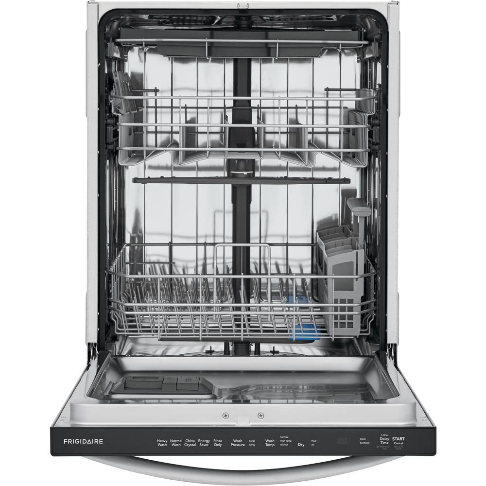Frigidaire FDSH4501AS 24 Inch Built-In Stainless Steel Dishwasher with EvenDry Technology - Perfect for Modern Kitchens and Large Family Meals