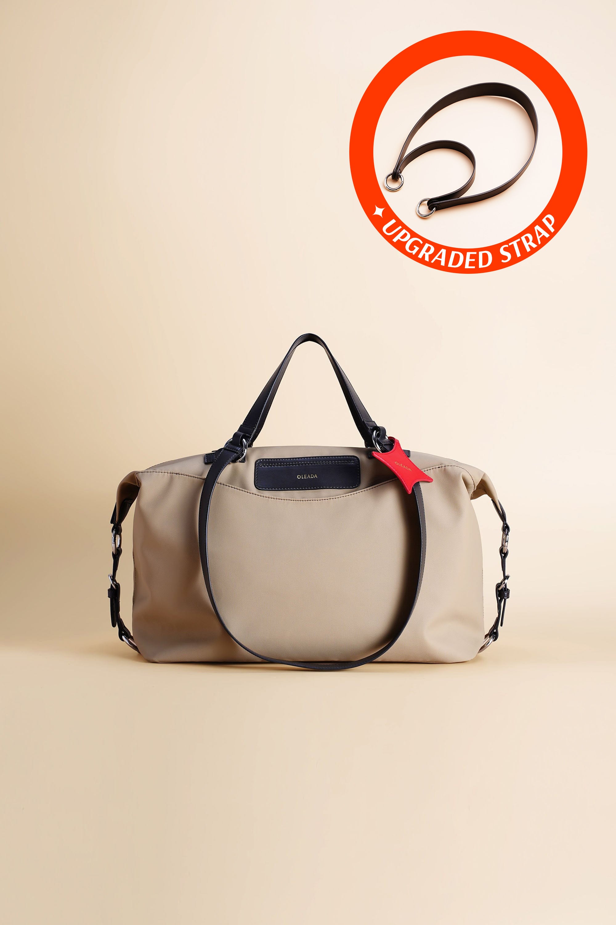 AnyWear AnyDuffle City - Waterproof Travel Duffel Bag with Shoulder Strap, Lightweight Gym Bag for Men & Women - Perfect for Workout, Travel, Camping & Weekend Getaways