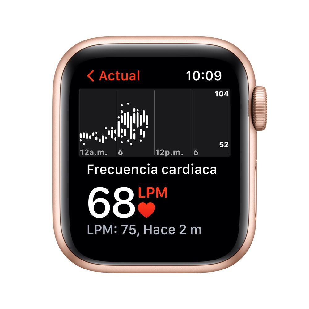 Apple Watch SE (GPS) 40mm Gold Aluminum Case with White Star Sport Band - Perfect for Fitness Tracking & Everyday Wear