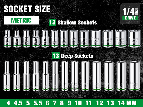 30-Piece 1/4