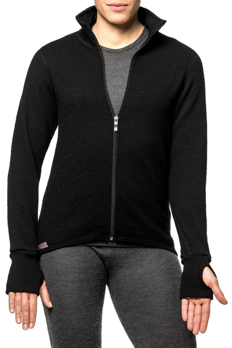 600g Full-Zip Turtleneck Sweater with Monkey Paw Design - Warm Winter Pullover for Men & Women (Black, Large) | Perfect for Outdoor Activities, Casual Wear & Cold Weather Fashion