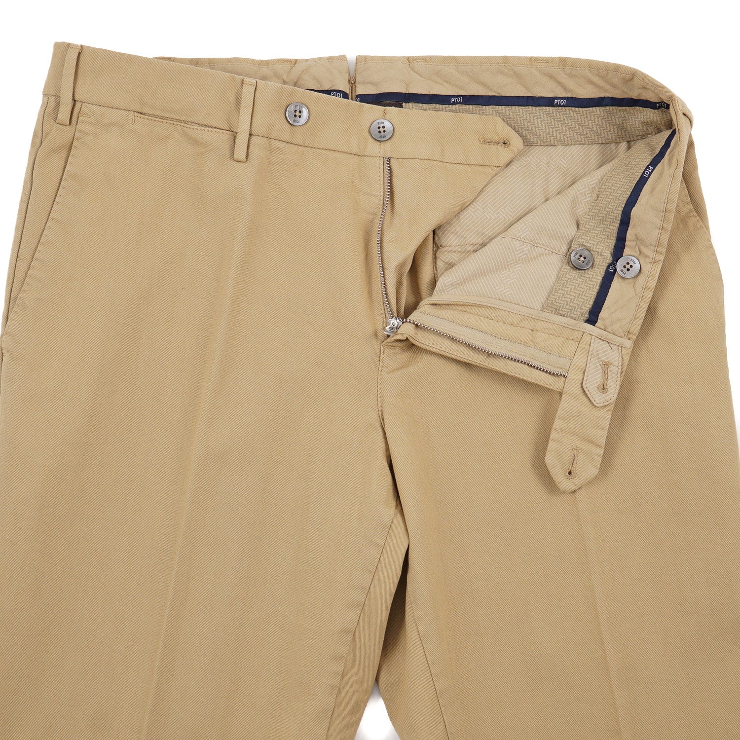 PT01 Slim Fit Twill Cotton Pants for Men - Comfortable Stretch Casual Trousers for Office, Travel & Everyday Wear