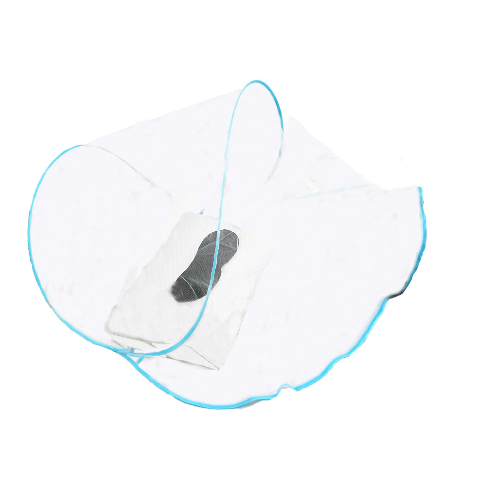 CMINGJ Portable Mosquito Head Net - Foldable Pop-Up Travel Essential, Free Installation Bed Mosquito Net (Extra Large) - Perfect for Bedroom, Camping, Napping & Outdoor Activities
