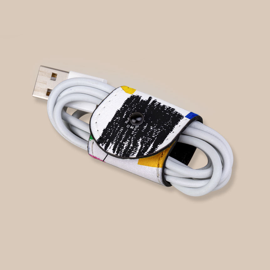 Chromatic EcoWrap Cord - Eco-Friendly Cable Organizer for Home & Office | Perfect for Desk, TV, and Computer Wire Management