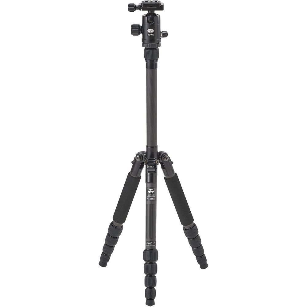 Sirui T-025x Carbon Fiber Tripod with C-10 Ball Head - Ultra Lightweight Travel Tripod for DSLR & Mirrorless Cameras - Perfect for Hiking, Vlogging & Outdoor Photography