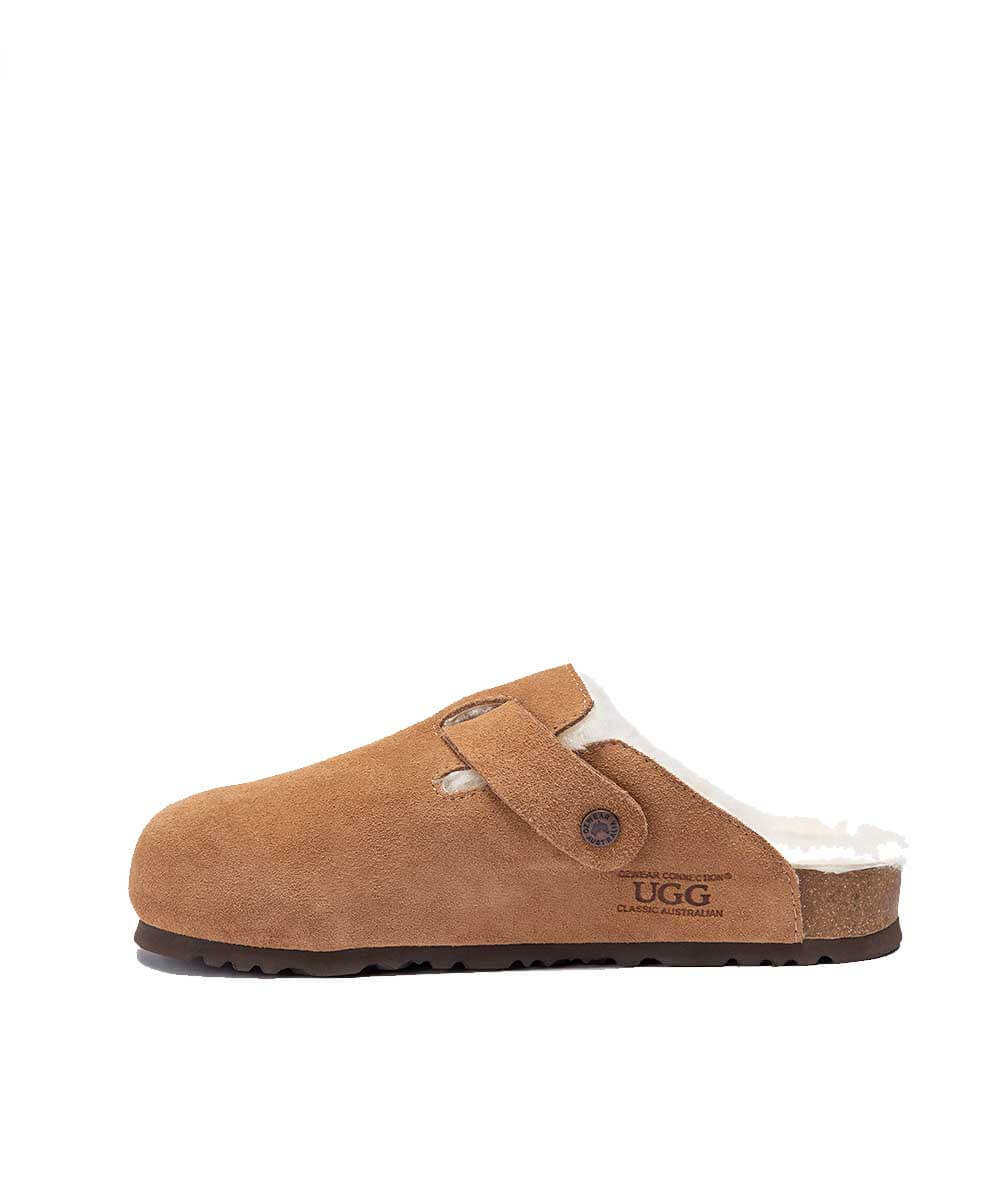 Women's UGG Wool Marly Slippers - Cozy Indoor/Outdoor House Shoes for Winter Comfort - Perfect for Home, Office & Travel
