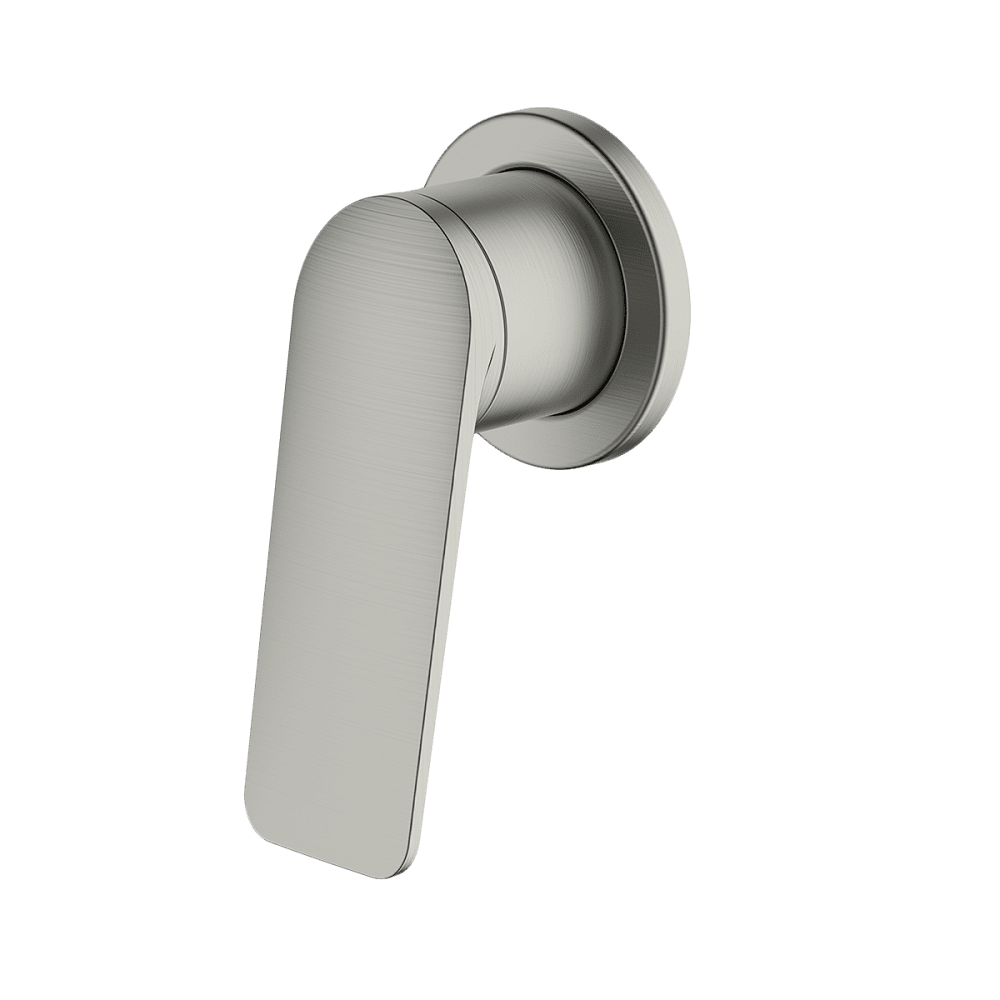 Abey Vela Shower Mixer Trim Kit - Brushed Nickel Finish - 7SH EXT BN - Perfect for Modern Bathroom Renovations & Spa-Like Shower Experiences