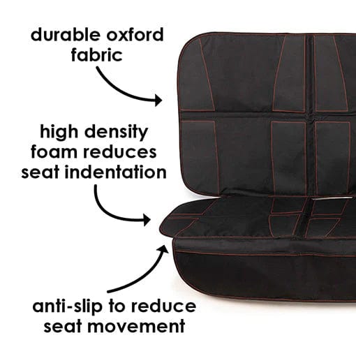 Diono Ultra Mat XXXL Car Seat Protector - Heavy Duty, Non-Slip, Waterproof - Black - Perfect for SUVs, Trucks & Minivans - Protects Leather & Cloth Seats from Spills, Scratches & Wear