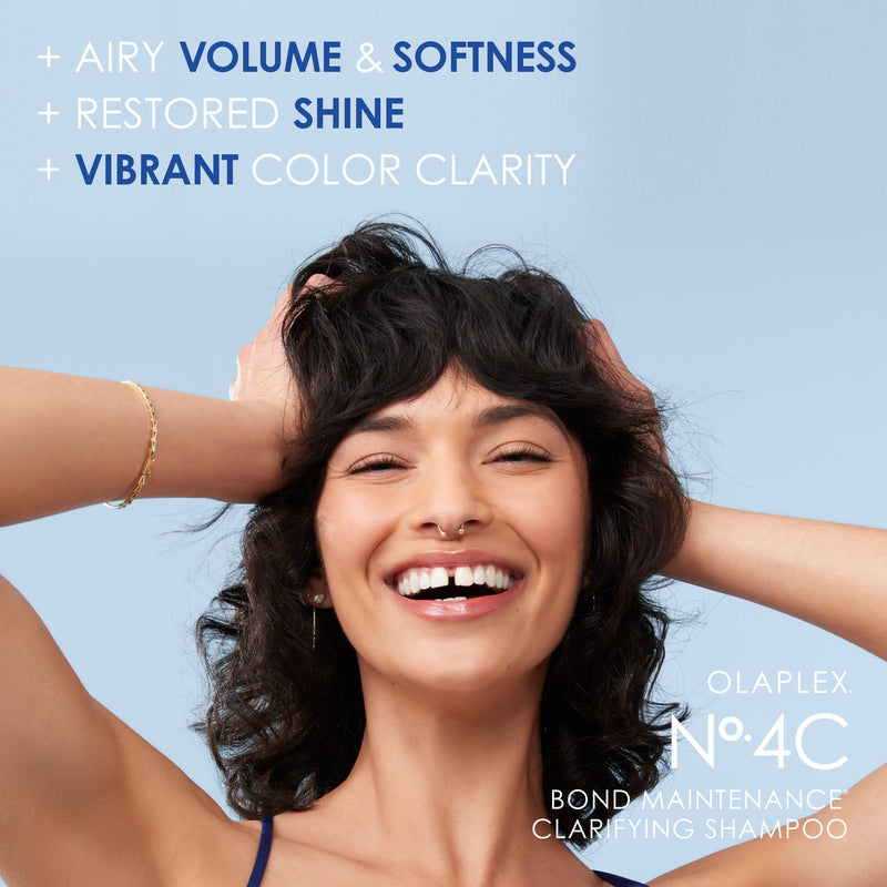 No.4c Bond Maintenance® Clarifying Shampoo - 1 Liter for Color-Treated & Chemically Processed Hair | Removes Buildup & Restores Shine | Salon-Quality Hair Care for Damaged Hair