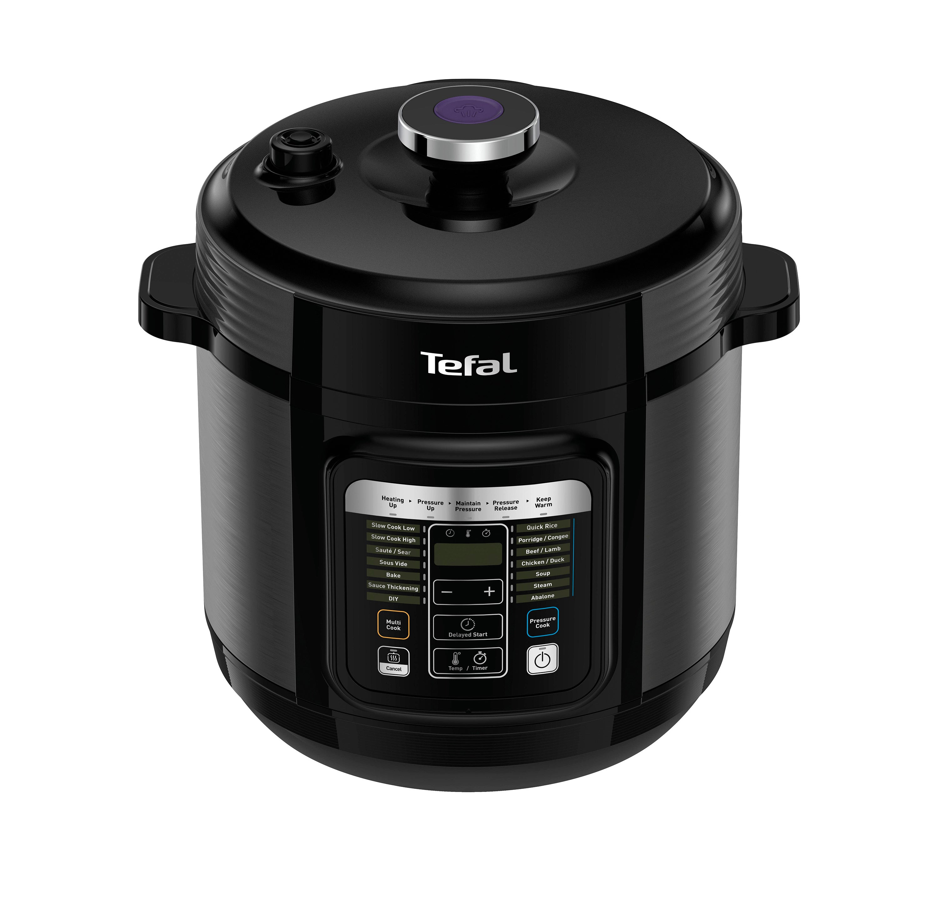 Tefal Home Chef Smart Multicooker CY601 - 10-in-1 Electric Pressure Cooker, Rice Cooker & Slow Cooker with 6L Capacity - Perfect for Meal Prep, Family Dinners & Healthy Cooking